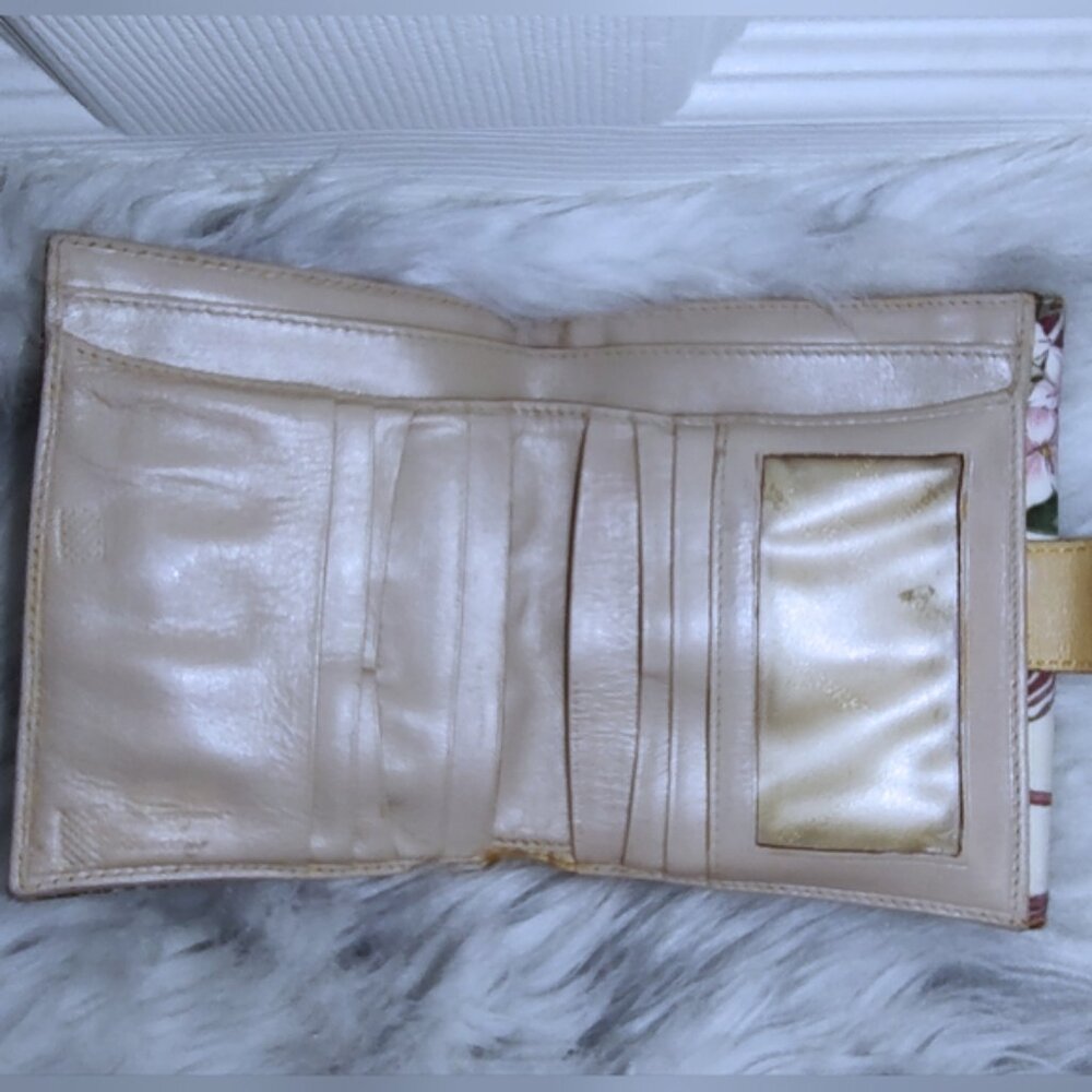 RARE Ferragamo vintage jungle tiger print compact wallet - Picture 5 of 9